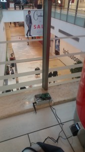 The gateway placed in the mall in Sofia.